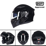 GXT New Motorcycle Helmet Flip up Motocross Helmet Capacete da Motocicleta Cascos Moto Casque Doublel lens Racing Riding Helmet#