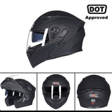 GXT New Motorcycle Helmet Flip up Motocross Helmet Capacete da Motocicleta Cascos Moto Casque Doublel lens Racing Riding Helmet#