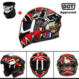GXT New Motorcycle Helmet Flip up Motocross Helmet Capacete da Motocicleta Cascos Moto Casque Doublel lens Racing Riding Helmet#