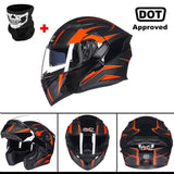 GXT New Motorcycle Helmet Flip up Motocross Helmet Capacete da Motocicleta Cascos Moto Casque Doublel lens Racing Riding Helmet#