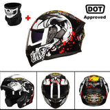 GXT New Motorcycle Helmet Flip up Motocross Helmet Capacete da Motocicleta Cascos Moto Casque Doublel lens Racing Riding Helmet#