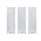 4Pcs/Set Cake Decorating Comb Cake Scraper Smoother Cream Decorating Pastry Icing Comb Fondant Spatulas Baking Pastry Tools