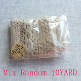 10yard/lot  random cotton lace Fabric/clothing materials textiles lace DIY