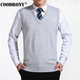 New Arrival Solid Color Sweater Vest Men Cashmere Sweaters