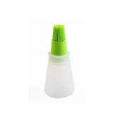 1 Pcs Portable Silicone Oil Bottle with Brush Grill Oil Brushes Liquid Oil Pastry Kitchen Baking BBQ Tool Kitchen Tools for BBQ - shopwishi 