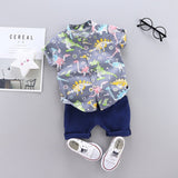 Baby Boy Clothes Sport Clothing Tracksuit Summer Casual Clothes Set T-shirt +shorts 2PCS Toddler Clothing Sets 0-4 Years