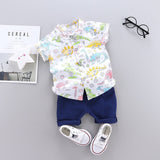 Baby Boy Clothes Sport Clothing Tracksuit Summer Casual Clothes Set T-shirt +shorts 2PCS Toddler Clothing Sets 0-4 Years
