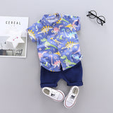 Baby Boy Clothes Sport Clothing Tracksuit Summer Casual Clothes Set T-shirt +shorts 2PCS Toddler Clothing Sets 0-4 Years