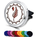 Car Air Freshener Car Perfume Diffuser Clip Car Air Auto Vent Freshener Essential Oil Perfume Locket (Free 10pc pad)  C001