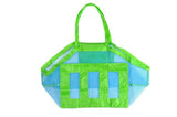 1 Pc Beach Toys Portable Storage Bag Outdoor Fun Sports Props Sand Away Kids Travel Foldable Mesh Bag - shopwishi 