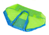 1 Pc Beach Toys Portable Storage Bag Outdoor Fun Sports Props Sand Away Kids Travel Foldable Mesh Bag - shopwishi 