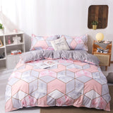 Solstice Home Textile Cyan Cute Cat Kitty Duvet Cover Pillow Case Bed Sheet Boy Kid Teen Girl Bedding Linens Set King Queen Twin