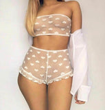 2PCS Bikini Cover Up  Sexy Women  Lace Babydoll Underwear Nightwear Sleepwear G-string Set NEW