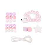 1 Set Silicone Beads Teething Rodent Food Grade BPA Free Fox Rabbit DIY Accessories Set Pacifier Chain Clips DIY Necklace Infant - shopwishi 