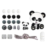 1 Set Silicone Beads Teething Rodent Food Grade BPA Free Fox Rabbit DIY Accessories Set Pacifier Chain Clips DIY Necklace Infant - shopwishi 