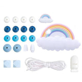 1 Set Silicone Beads Teething Rodent Food Grade BPA Free Fox Rabbit DIY Accessories Set Pacifier Chain Clips DIY Necklace Infant - shopwishi 
