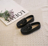 Boys Girls Shoes Moccasins Soft Kids Loafers Children Flats Casual Boat Shoes Children's Wedding Leather Shoes autumn Fashion - shopwishi 