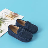 Boys Girls Shoes Moccasins Soft Kids Loafers Children Flats Casual Boat Shoes Children's Wedding Leather Shoes autumn Fashion - shopwishi 