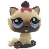 LPS CAT Pet Shop Toys Rare Stands Little Short Hair Kitten Pink #2291 Grey #5 Black #994 Old Original Kitty  Figure Collection