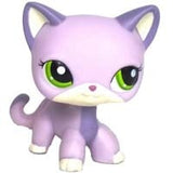 LPS CAT Pet Shop Toys Rare Stands Little Short Hair Kitten Pink #2291 Grey #5 Black #994 Old Original Kitty  Figure Collection