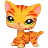 LPS CAT Pet Shop Toys Rare Stands Little Short Hair Kitten Pink #2291 Grey #5 Black #994 Old Original Kitty  Figure Collection