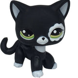 LPS CAT Pet Shop Toys Rare Stands Little Short Hair Kitten Pink #2291 Grey #5 Black #994 Old Original Kitty  Figure Collection