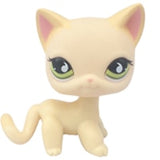 LPS CAT Pet Shop Toys Rare Stands Little Short Hair Kitten Pink #2291 Grey #5 Black #994 Old Original Kitty  Figure Collection
