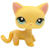 LPS CAT Pet Shop Toys Rare Stands Little Short Hair Kitten Pink #2291 Grey #5 Black #994 Old Original Kitty  Figure Collection