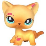 LPS CAT Pet Shop Toys Rare Stands Little Short Hair Kitten Pink #2291 Grey #5 Black #994 Old Original Kitty  Figure Collection