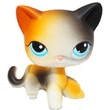 LPS CAT Pet Shop Toys Rare Stands Little Short Hair Kitten Pink #2291 Grey #5 Black #994 Old Original Kitty  Figure Collection