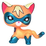 LPS CAT Pet Shop Toys Rare Stands Little Short Hair Kitten Pink #2291 Grey #5 Black #994 Old Original Kitty  Figure Collection