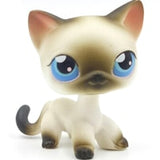 LPS CAT Pet Shop Toys Rare Stands Little Short Hair Kitten Pink #2291 Grey #5 Black #994 Old Original Kitty  Figure Collection