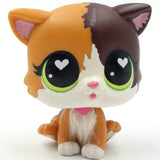 LPS CAT Pet Shop Toys Rare Stands Little Short Hair Kitten Pink #2291 Grey #5 Black #994 Old Original Kitty  Figure Collection
