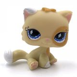 LPS CAT Pet Shop Toys Rare Stands Little Short Hair Kitten Pink #2291 Grey #5 Black #994 Old Original Kitty  Figure Collection