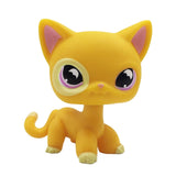 LPS CAT Pet Shop Toys Rare Stands Little Short Hair Kitten Pink #2291 Grey #5 Black #994 Old Original Kitty  Figure Collection