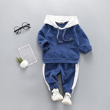 Baby Boy Hooded Casual Clothing Set Sweatshirt Long Sleeve Autumn Boys Outfits Tracksuit Suits Clothes