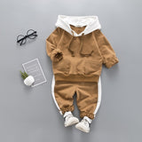 Baby Boy Hooded Casual Clothing Set Sweatshirt Long Sleeve Autumn Boys Outfits Tracksuit Suits Clothes