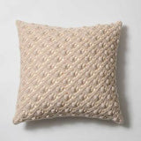 Vintage Crochet Knitted Cushion Cover Pink Beige Yellow Merbau Pillow Cover Home Sofa Bed Living Room 45x45cm Pillowcase