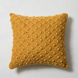 Vintage Crochet Knitted Cushion Cover Pink Beige Yellow Merbau Pillow Cover Home Sofa Bed Living Room 45x45cm Pillowcase