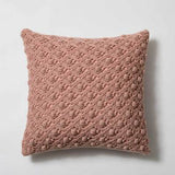 Vintage Crochet Knitted Cushion Cover Pink Beige Yellow Merbau Pillow Cover Home Sofa Bed Living Room 45x45cm Pillowcase