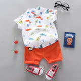 Baby Boy Clothes Sport Clothing Tracksuit Summer Casual Clothes Set T-shirt +shorts 2PCS Toddler Clothing Sets 0-4 Years