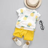 Baby Boy Clothes Sport Clothing Tracksuit Summer Casual Clothes Set T-shirt +shorts 2PCS Toddler Clothing Sets 0-4 Years