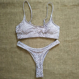 Sexy Lady Snakeskin Bikini Women Swimwear Leopard Bikinis Sexy Biquini Swim Suit Push Up Swimsuit Female Beachwear Swimming