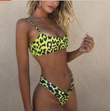 Sexy Lady Snakeskin Bikini Women Swimwear Leopard Bikinis Sexy Biquini Swim Suit Push Up Swimsuit Female Beachwear Swimming