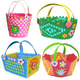 EVA Handmade Woven Paste Basket Children Toy DIY Handicrafts Girl Gifts Sticky Kindergarten