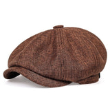2020 New men's casual newsboy hat spring and autumn retro beret hat wild casual hats unisex wild octagonal cap