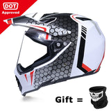 BYE New Motorcycle Helmet Men Full Face Helmet Moto Riding ABS Material Adventure Motocross Helmet Motorbike DOT Certification#