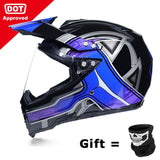 BYE New Motorcycle Helmet Men Full Face Helmet Moto Riding ABS Material Adventure Motocross Helmet Motorbike DOT Certification#