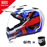 BYE New Motorcycle Helmet Men Full Face Helmet Moto Riding ABS Material Adventure Motocross Helmet Motorbike DOT Certification#