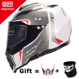 BYE New Motorcycle Helmet Men Full Face Helmet Moto Riding ABS Material Adventure Motocross Helmet Motorbike DOT Certification#